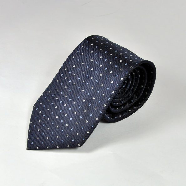 Blue Dotted Tie 1