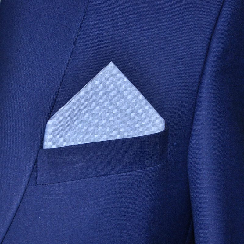 Sky Blue Pocket Square