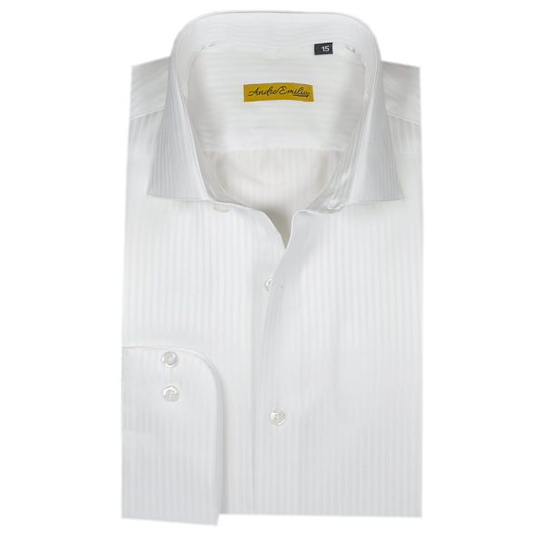 White lining Slim Fit Formal Texture Shirt for Men 1