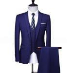 Ocean Blue Men Suit