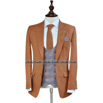 Bronze Colored 3 Piece Suit