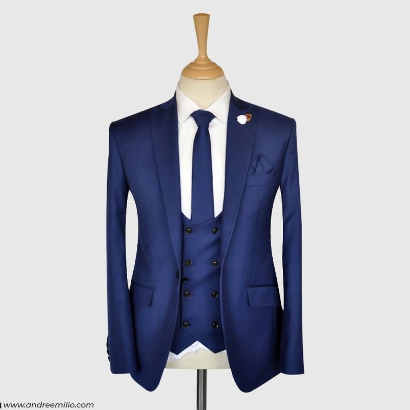 Sapphire Blue 3 Piece Suit