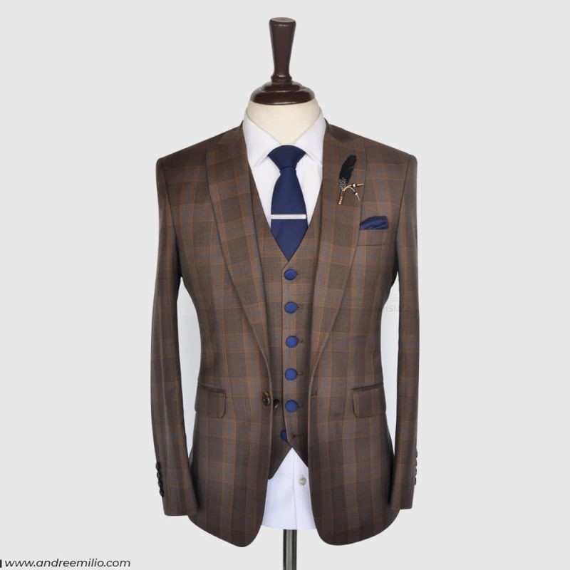Walnut Colored 3 Piece Suit