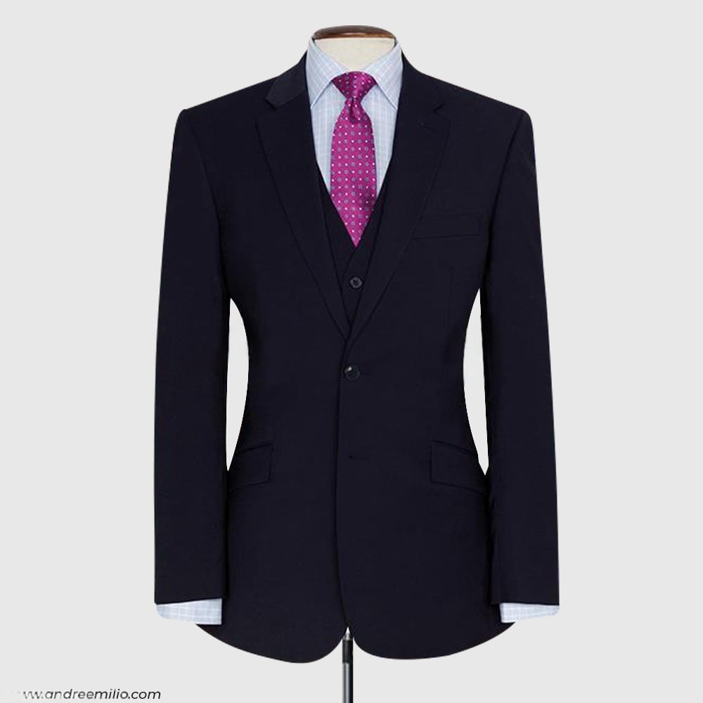 Jet Black 3 Piece Suit