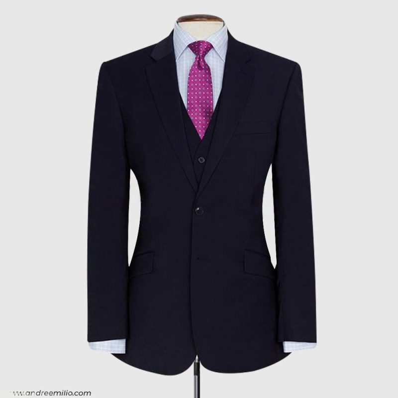 Jet Black 3 Piece Suit