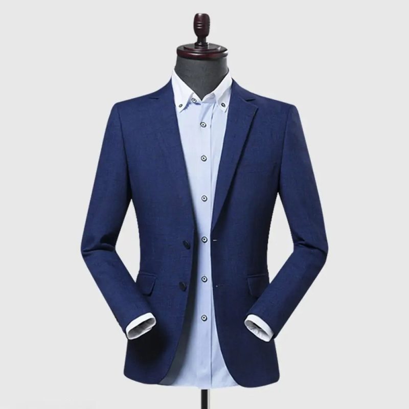 Navy Blue Slim Fit Blazer