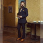 navy blue double breasted suit