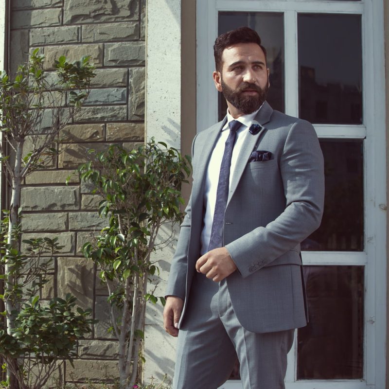 Light Grey 2-Piece Suit