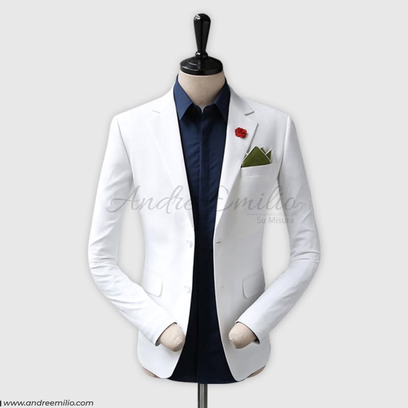 White Mens Blazer for Summer