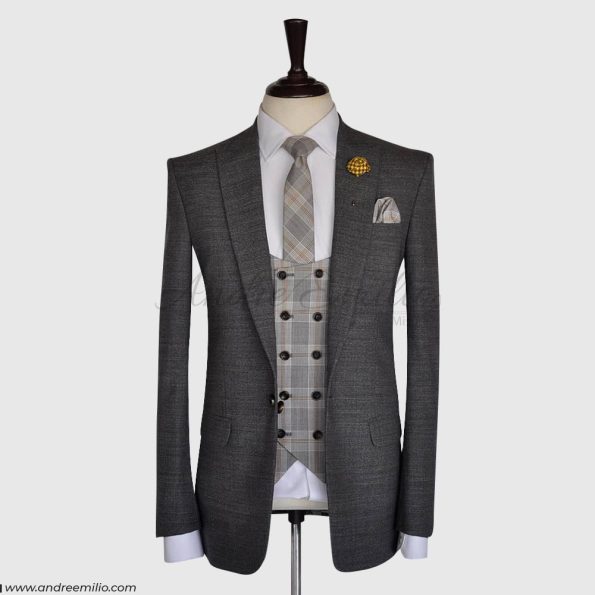 Iron Gray 3 Piece Suit