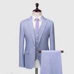 Light Purplish 3 Piece Suit
