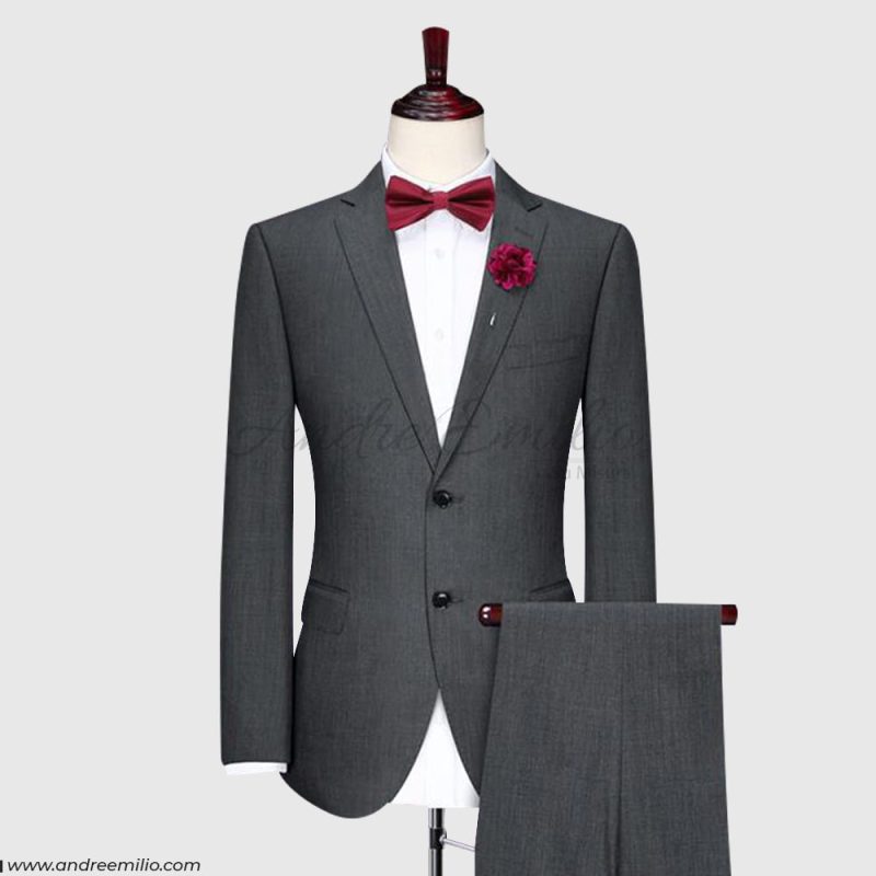 Dark Gray 2 Piece Suit