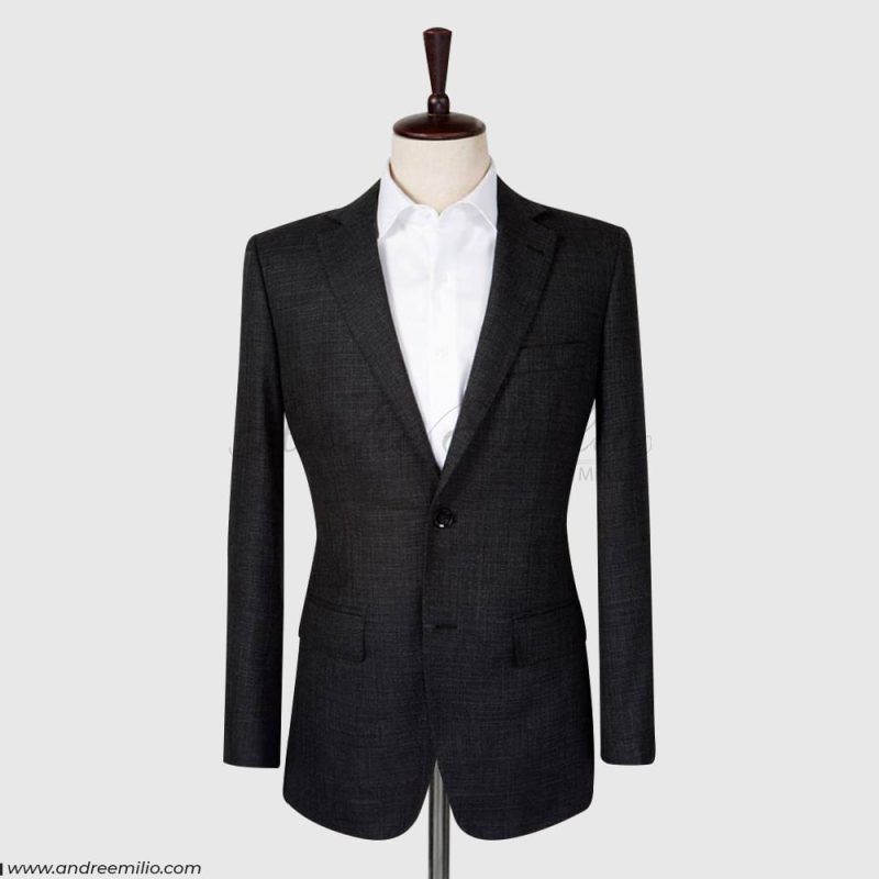 Jet Black 2 Piece Suit