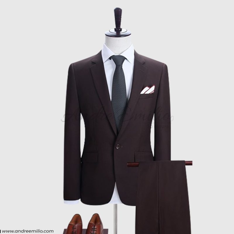 Maroon 2 Piece Suit