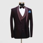 Dark Rosewood Tuxedo For Wedding