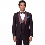 Andre Emilio Dark Rosewood Tuxedo For Men