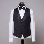 Andre Emilio Mens Black Shawl Lapel Tuxedo