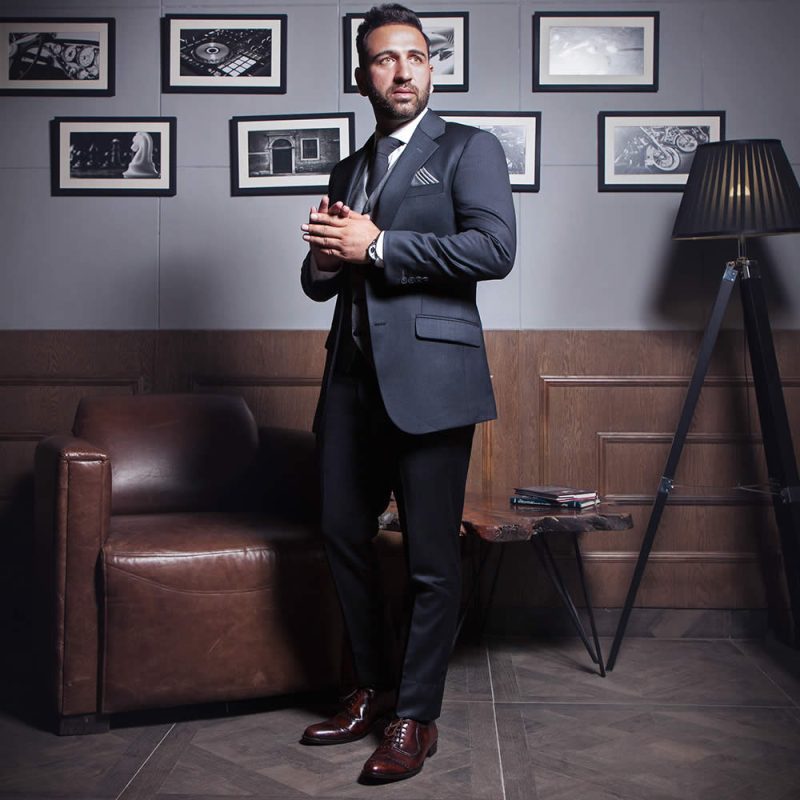 Charcoal Grey 3 Piece Suit