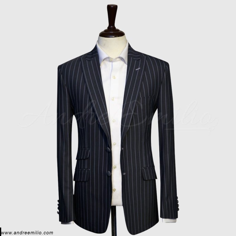 Black Lining Blazer With Ticket Pocket