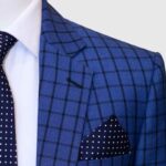 Blue Checked Suit