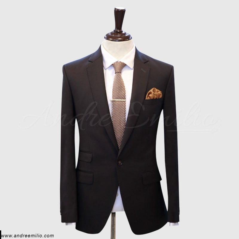 Dark Brown 2 Piece Suit