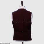 Dark Maroon 3 Piece Suit