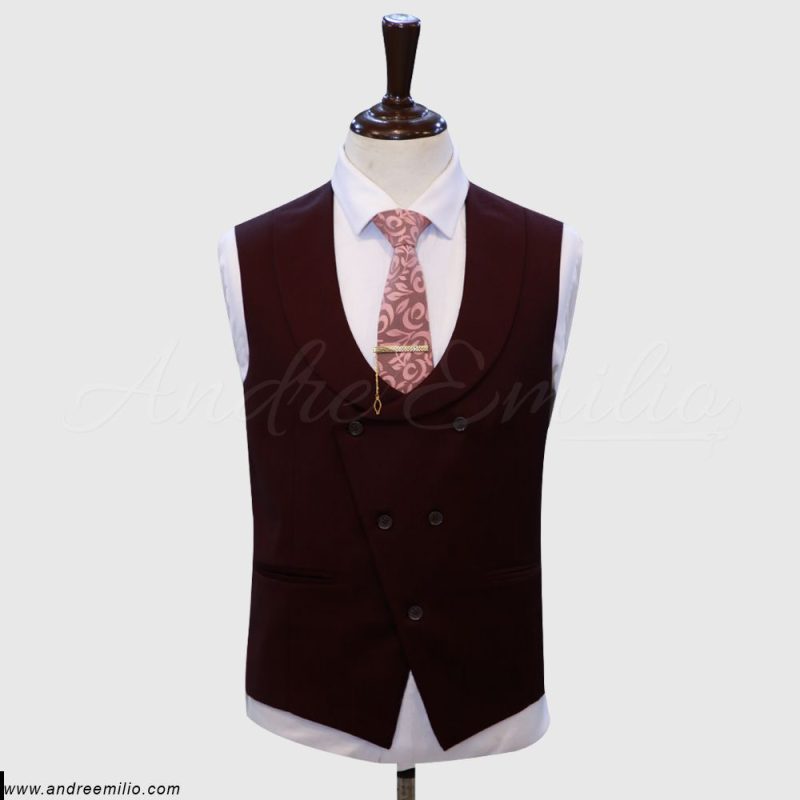 Dark Maroon Vest