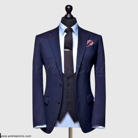 Royal Dark Blue 3 Piece Suit