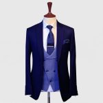 Ink Blue 3 Piece Suit,