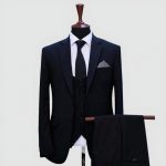 Navy Blue 3 Piece Suit