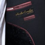 Solid Black 2 Piece Suit