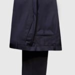 Modern Fit Stretch Navy Blue 3 Piece Suit