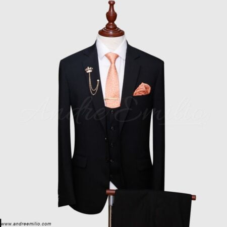 Black Modern Fit 3 Piece Suit