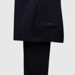 Men Modern Fit Navy Blue 3 Piece Suit