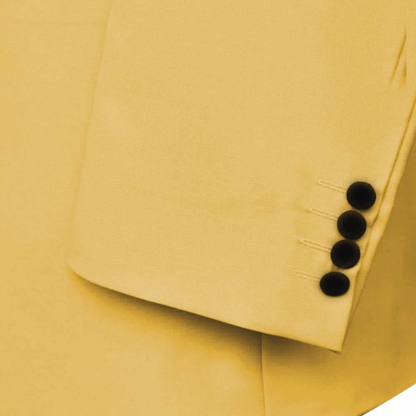 Yellow Tuxedo Sleeves Buttons