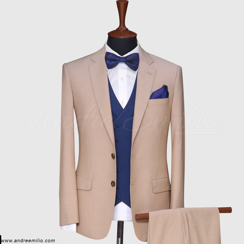 Buy Cream 3 Piece Suit | Save Upto 25% By Andre Emilio