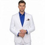 Andre Emilio Stark White Blazer