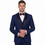 Andre Emilio Midnight Dark Blue Tuxedo Suit