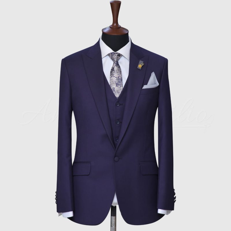 Plum 3 Piece Suit