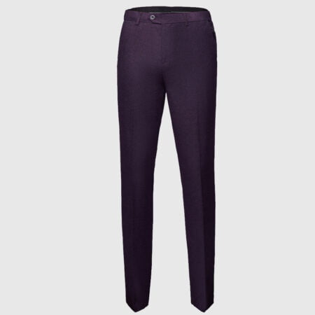 Plum Purple Tuxedo Suit Pant