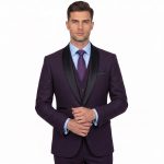 Andre Emilio Plum Purple Tuxedo Suit