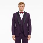 Andre Emilio Purple Tuxedo Wedding