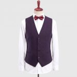 Andre Emilio Purple Tuxedo Wedding