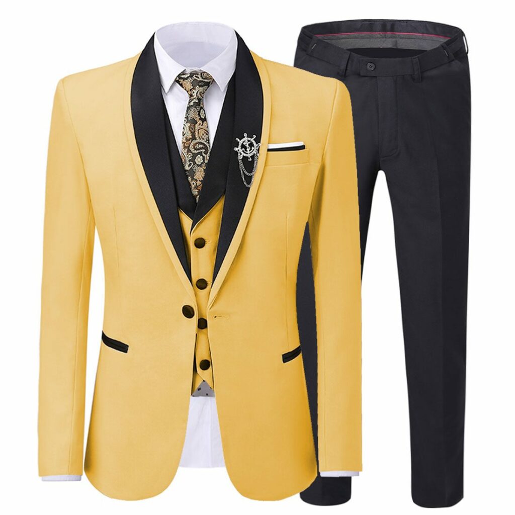 Buy Yellow Tuxedo Suit From Andre Emilio - Save 10%