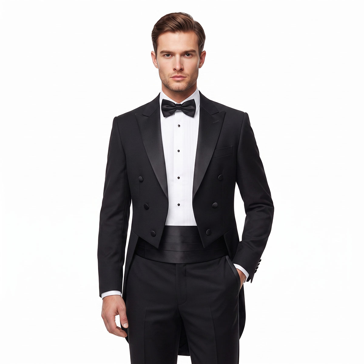 Black British Morning Tuxedo Suit