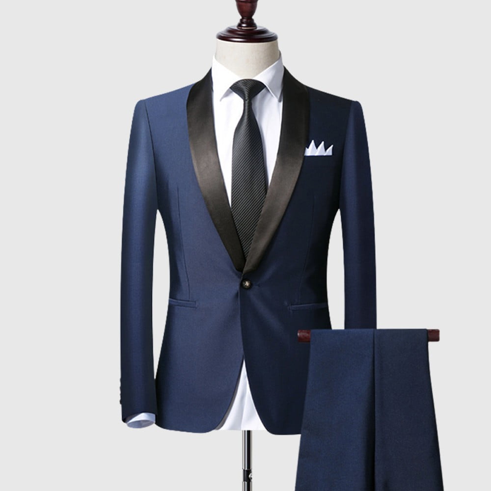 Blue 2-Piece Tuxedo Suit for Wedding - Save Upto 20%