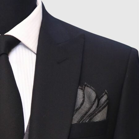 Black Suit And Waistcoat Lapel