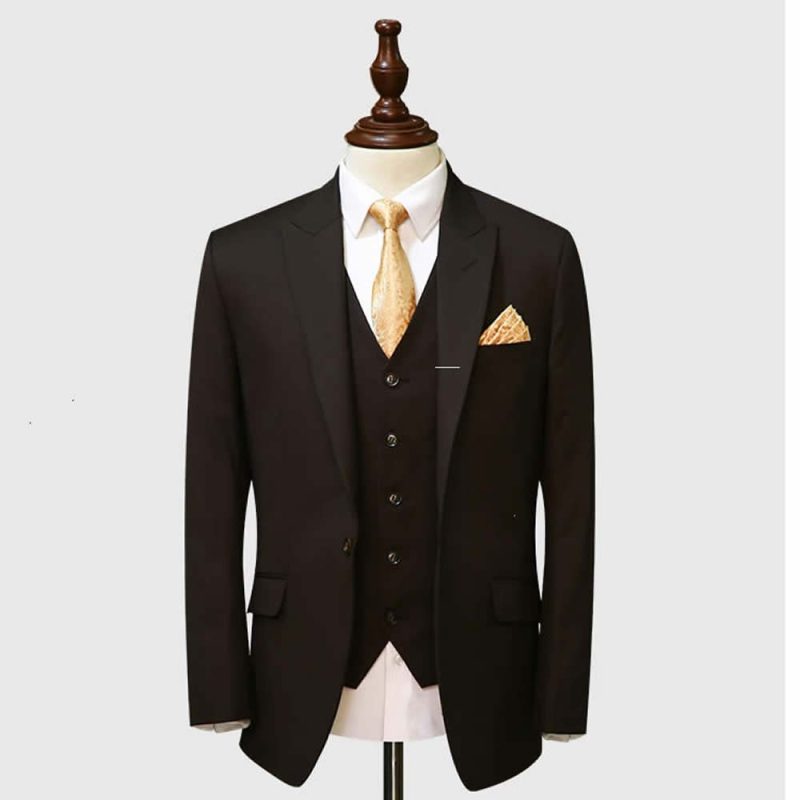 Dark Brown 3 Piece Suit
