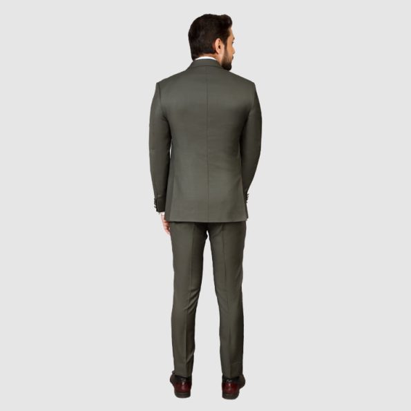 Buy SRN FASHION 3pc Coat Pant Suit (34) Light Green at