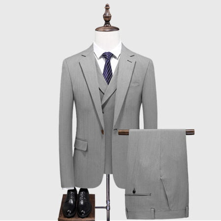 Light Gray 3 Piece Suit